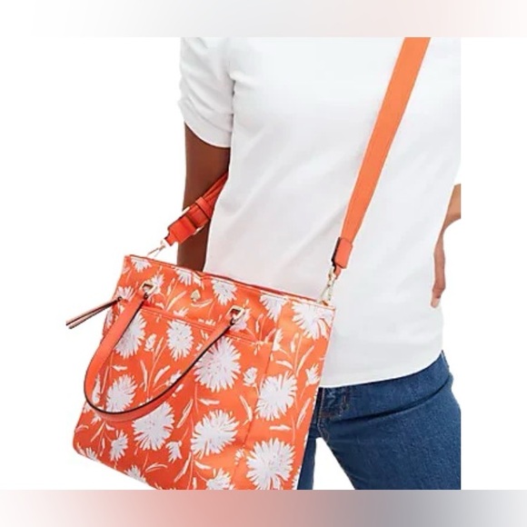 Handbags - Kate Spade New York Jae Wild Blossom Medium Satchel w/crossbody strap